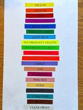 12 inch x 10 feet Transparent Color Adhesive Sign Vinyl, Sticky Cellophane-Like