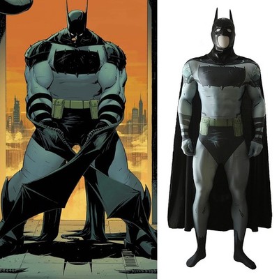 Absolute Batman Bodysuit Superhero Cosplay Costume Jumpsuit Halloween Adult Kids
