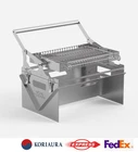 Urban Concrete One-Touch Camping Grill Barbecue Rotating Brazier 2pc Set NEW