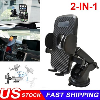 360° Car Cell Phone Holder Universal Windshield Dashboard Dash Mount For Phone