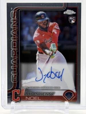 2025 Topps Chrome JHONKENSY NOEL RC Rookie Auto Autograph