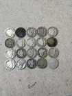 silver barber dime lot 20 coins $2.00 face value rare hard to find old rare