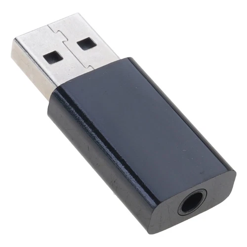 USB to 3.5mm 3.5mm TRRS Female Adapter for Audios and Mic Use for Laptop