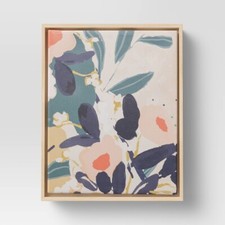 Floral Framed Wall Canvas
