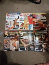 Lot Of 6 The Woodworker's Journal Magazines - 2004