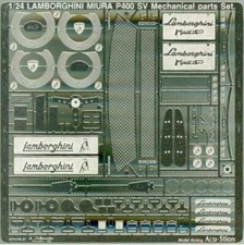 Axteon 1/24 Lamborghini Miura P400 SV Mechanical Parts Set form Japan 3456