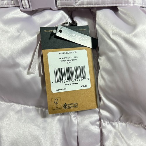 Nuevo con etiquetas Cinturón para mujer The North Face Nupste XXL Mid Lavender Fog Shine $400 #2 - Imagen 9 de 10