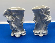 Germany R.P.M Vases Numbered Set Of 2 Vintage  Royal Porzellan Manufacture