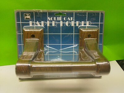ACO Solid wood OakToilet Paper Holder new bL17