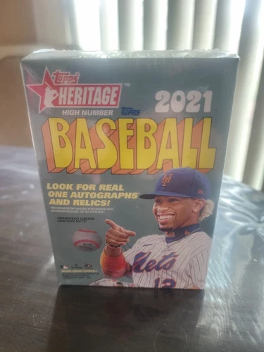 2021 Topps Heritage High Number Baseball Factory Sealed Blaster Box 