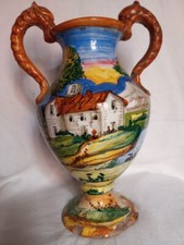 vaso in ceramica castelli da mercatino
