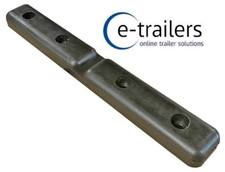 MAYPOLE MP451 BOAT TRAILER BLACK BOW SNUBBER FOR WINCH POST - 300 x 38 x 19mm