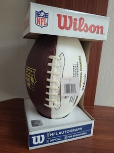 Jackie Slater Autographed Wilson Football With Hall Of Fame Inscription
