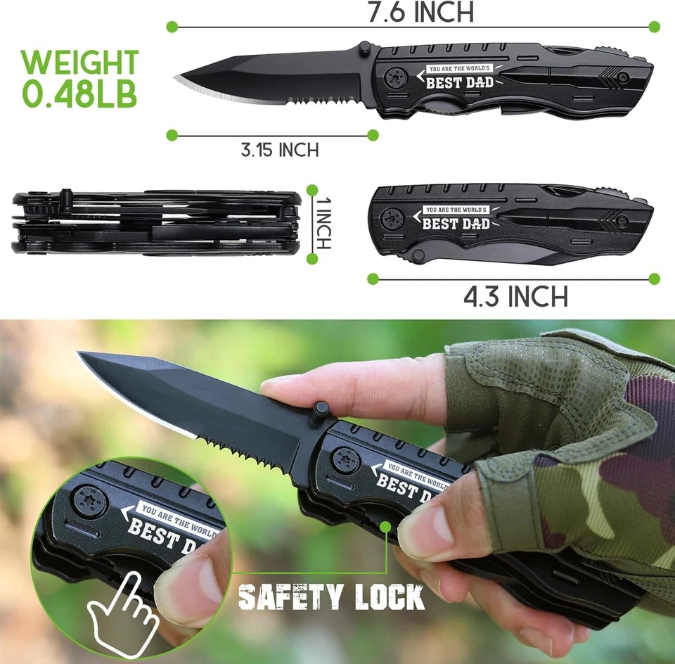 Regalos para Papá, Día del Padre de Esposa Hija Hijo, Cumpleaños Papá Regalos Únicos Él Foto 3 de 4