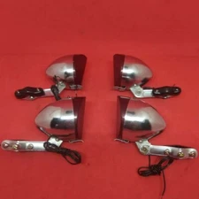 1Pcs Vintage Crome Stop Lamp Tail Light for Harley Bobber Chopper Cruise
