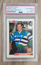 Derek Lowe Signed 1992 Bowman RC Card #98 Red Sox Legend AUTO PSA