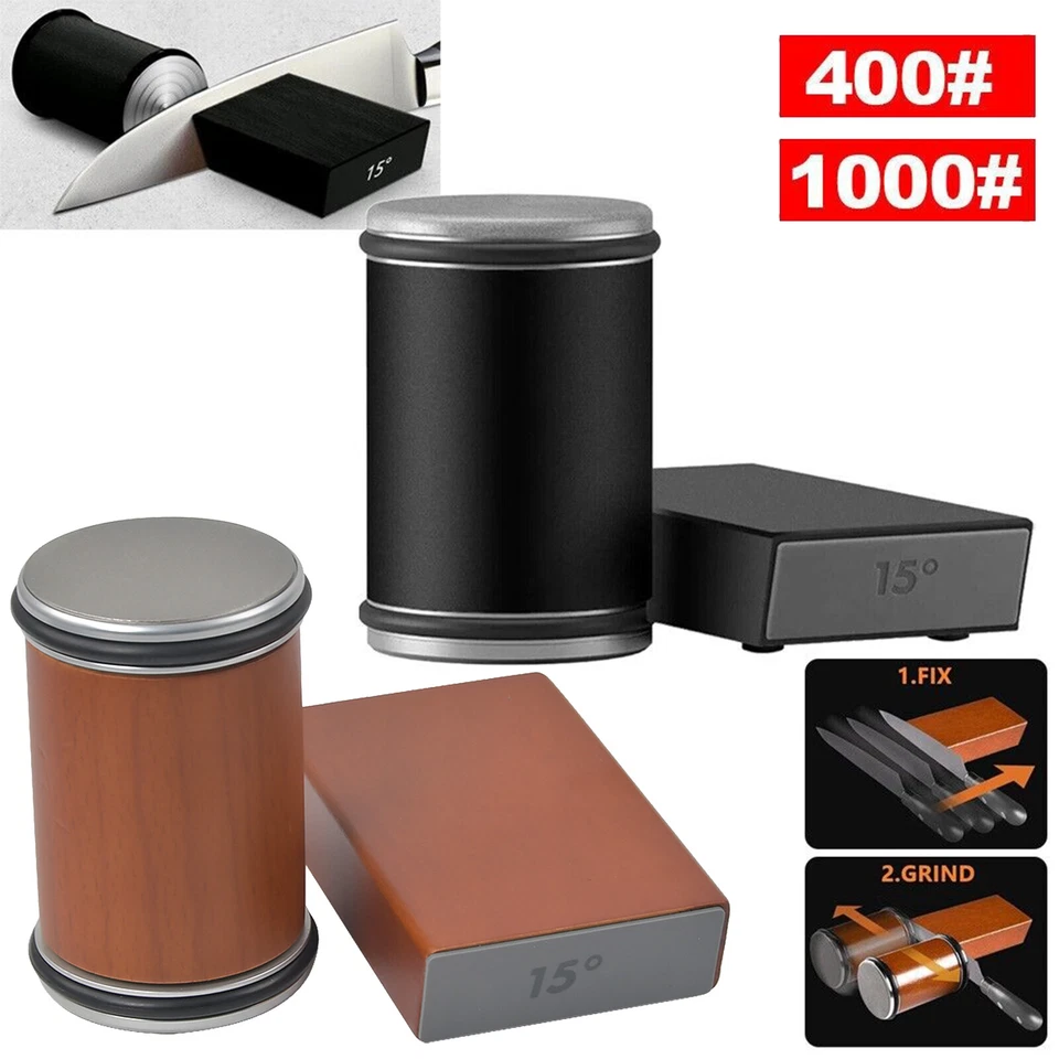 Professionelles Roll-Messerschärfer-Set 15° & 20° Schleifwinkel für Schärfen - Bild 3 von 4