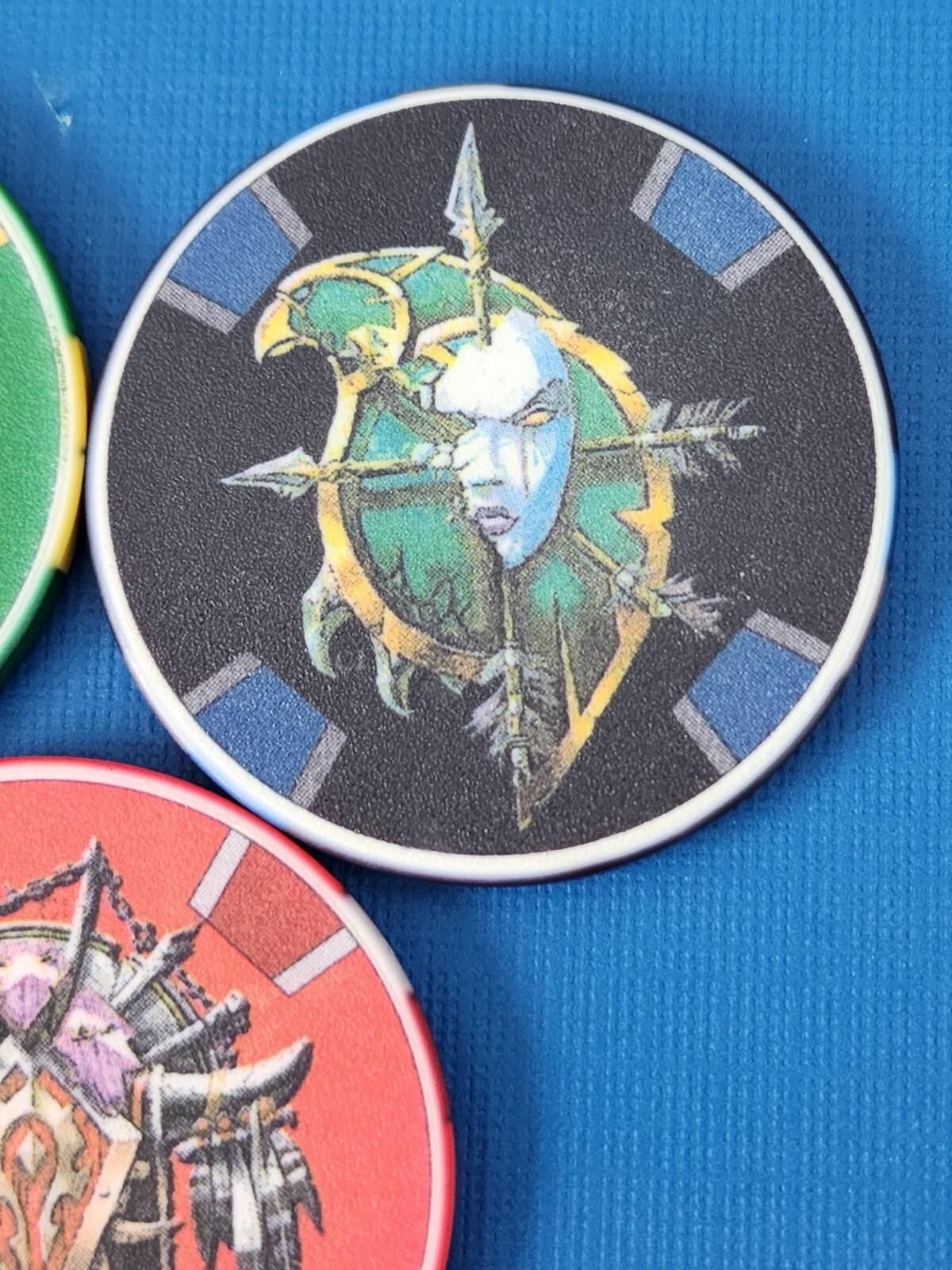 WARCRAFT III Custom Ceramic Poker Chips Chipco / Blizzard Rare Employee Qty 11 eBay