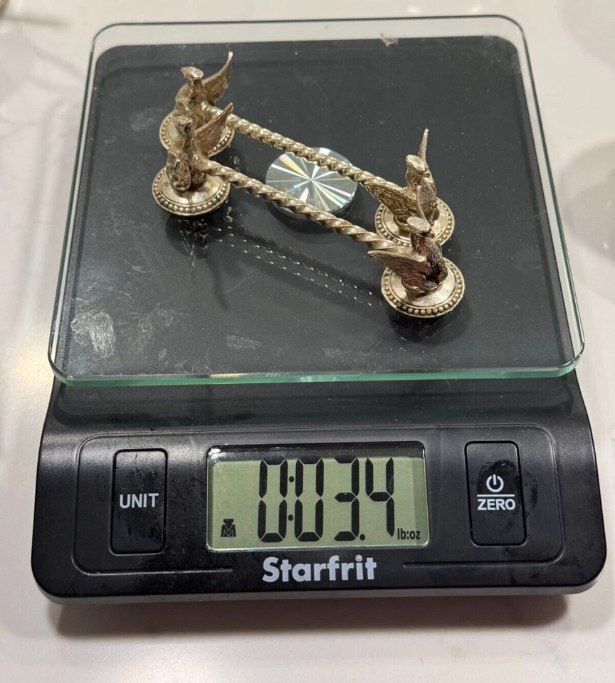 2 GERMAN 800 SILVER KNIFE RESTS EAGLES TWISTED BETWEEN - Image 4 of 4