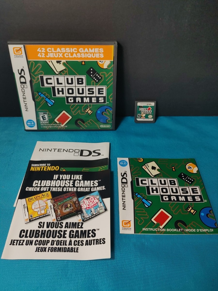 Club House Games Nintendo DS Canadian Variant - Main Image