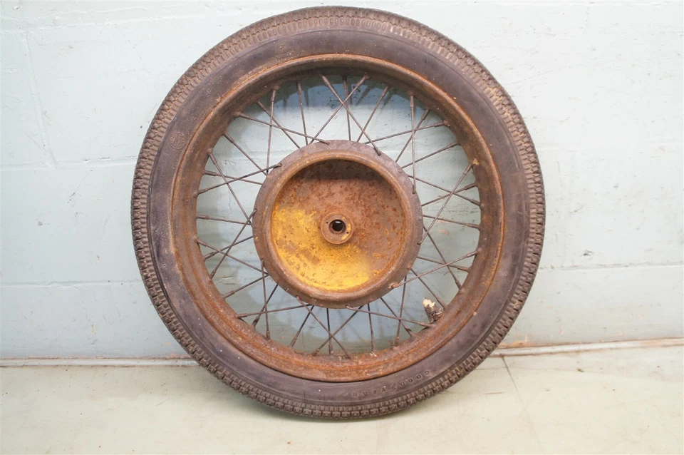 Harley Davidson 19 Front Wheel GOODYEAR Tire K-Model Sportster KH KHK *TZ14 - Image 3 of 4