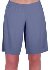 Womens Plus Sizes Jersey Relaxed Comfort Elasticized Flexi Stretch Ladies Shorts
