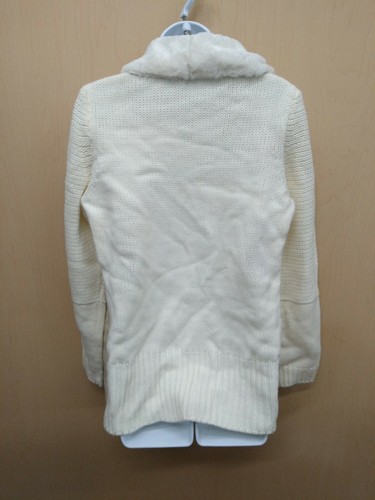 WOMENS FEVER CASCADE COLLAR FAUX SUEDE & SHERPA KNIT JACKET, SIZE sm NWT - Picture 4 of 8