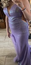 Purple Sparkle Prom Dress