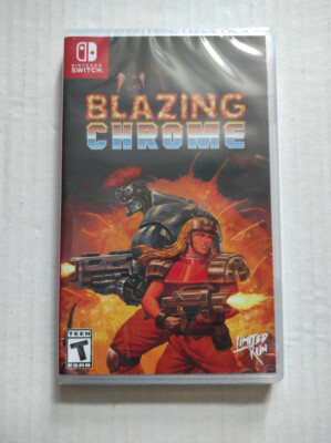 Blazing Chrome Limited Run #048 Nintendo Switch US English Factory Sealed