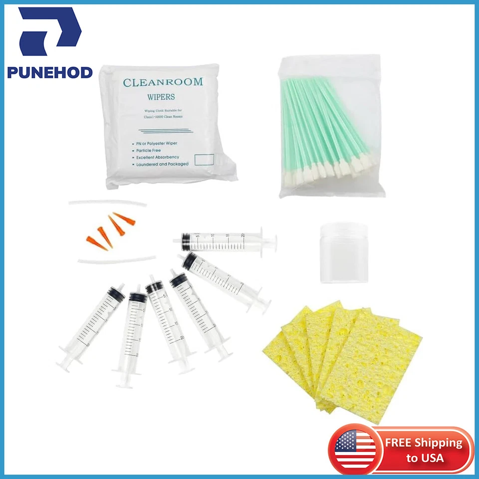 PUNEHOD Maintenance Kit UV/DTF Printer Head Cleaning Kits for Inkjet Printer