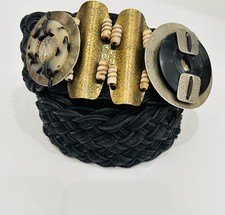 Vintage Majorie Baer SF Style Woven Belt.