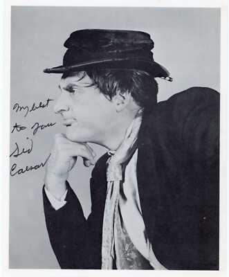 Sid Caesar- Signed Photograph