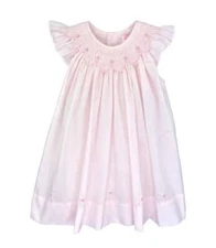 Pink Bishop Smocked Rosebud Dress Set  24 Months