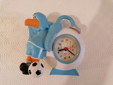 Sveglia analogica squadra di calcio SS Lazio, Colore bianco e celeste