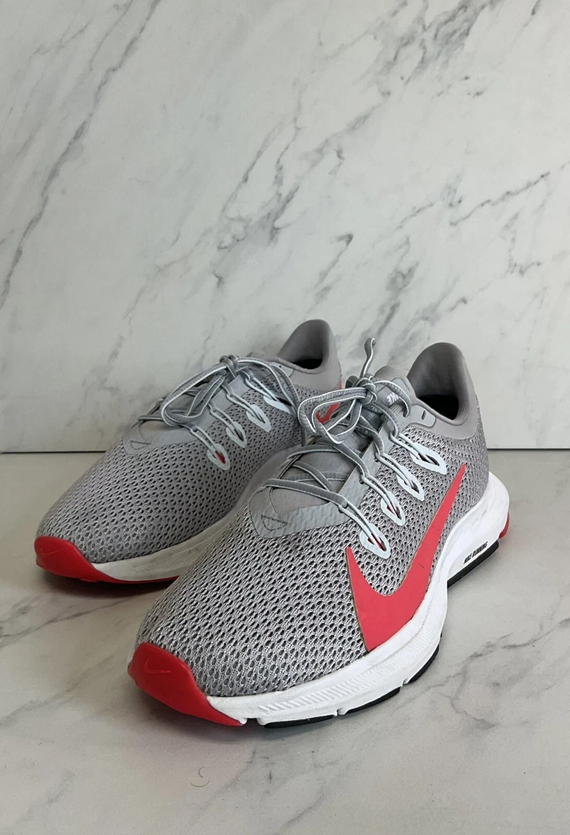 Nike Womens Quest 2 CI3803 001 Gray Running Shoes Lace Up Low Top
