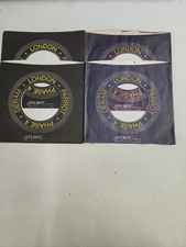 45 RPM 7" RECORD SLEEVES CO. SLEEVE 4 PACK SEE PHOTOS - London Parrot SLV140