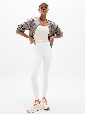 ATHLETA Elation Ultra High Rise 7/8 Legging NWT - MEDIUM Bright White #982581