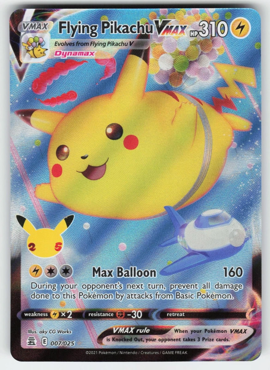 Flying Pikachu VMAX 007/025 Celebrations for sale | eBay