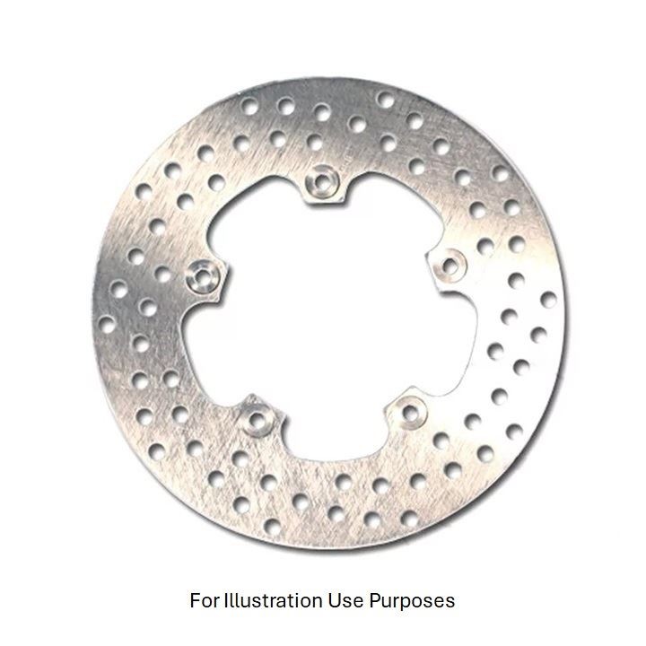 EBC Scooter Solid Rear Brake Disc Rear Left for Yamaha XQ 150 N Maxster 2001-03