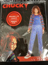 Chucky Childs Play Kids Halloween Costume One Piece Overall Romper Boy Girl 8-10