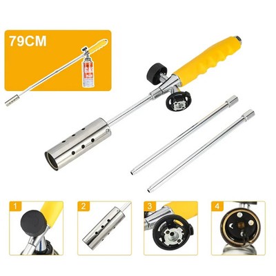 Metal Flame Gun Gas Burner Torch Butane Burner Outdoor Camping BBQ Lighter