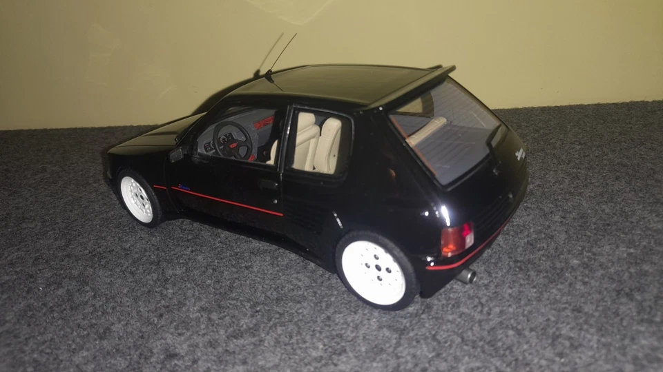 Otto Ottomobile 1/18 Peugeot 205 Dimma black OT901 Nuovo (no Gti Norev) - Immagine 3 di 4