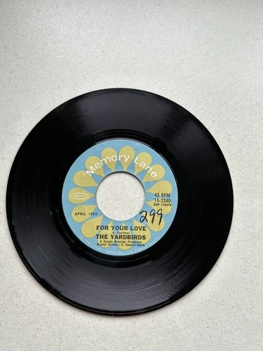 The Yardbirds - For Your Love/Heart Full of Soul. Jukebox. 7” vinyl. VG+