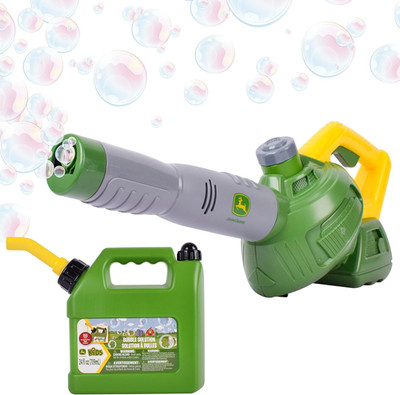 Bubble Leaf Blower Toy for Kids Includes 24Oz Bubble Refill Gas Can, Outdoor Bub