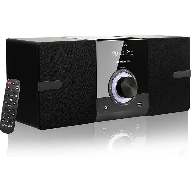 Speakers With Cd Player Bluetooth Fm Radio Aux-in, Usb-in