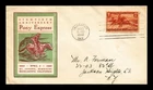 US COVER PONY EXPRESS 80TH ANNIVERSARY FDC SCOTT 894 LINPRINT CACHET
