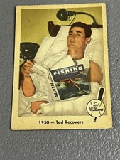 1959 Fleer Ted Williams #41-1950 Ted Recovers-vg-crease. Good eye appeal.