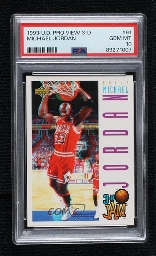 25+ Upper Deck Michael Jordan 10 Grade Basketball Sports Trading