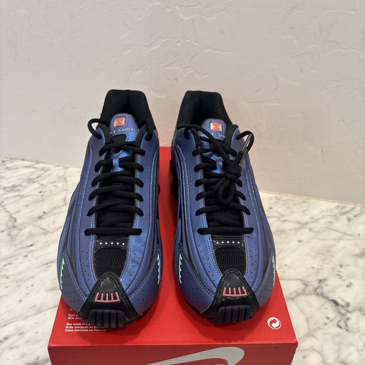 Size 9.5 - Nike Shox R4 Iridescent for sale online | eBay