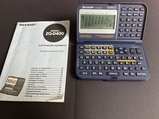 Sharp ZQ-D 400 Elektronischer Organizer Vinta...